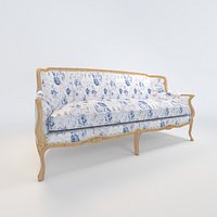 Louis XV gondole sofa