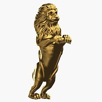 Lion figurehead gabarre Gros-Ventre 1766