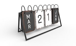 3D Calendario Models