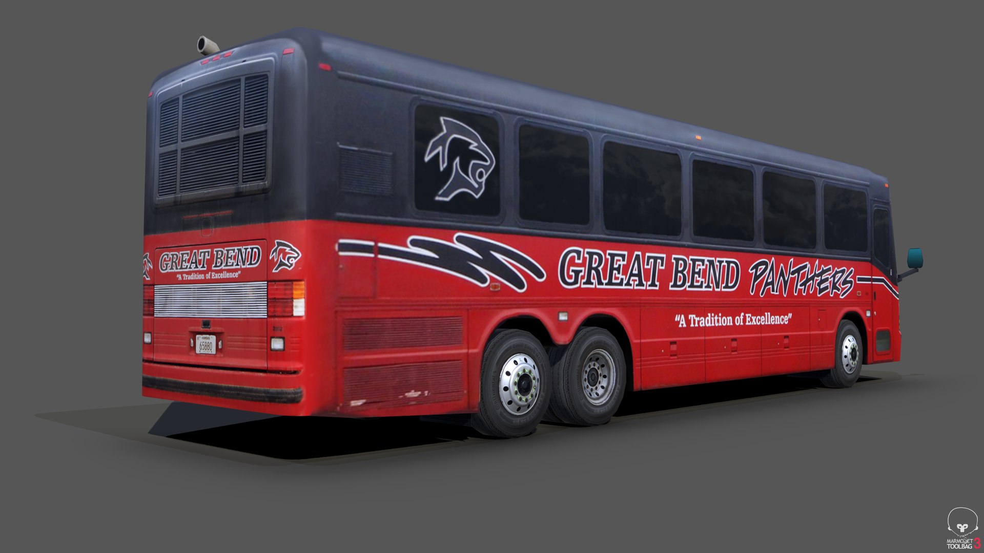 Blue Bird Ltc40 Coach Bus 3D Model TurboSquid 1405519