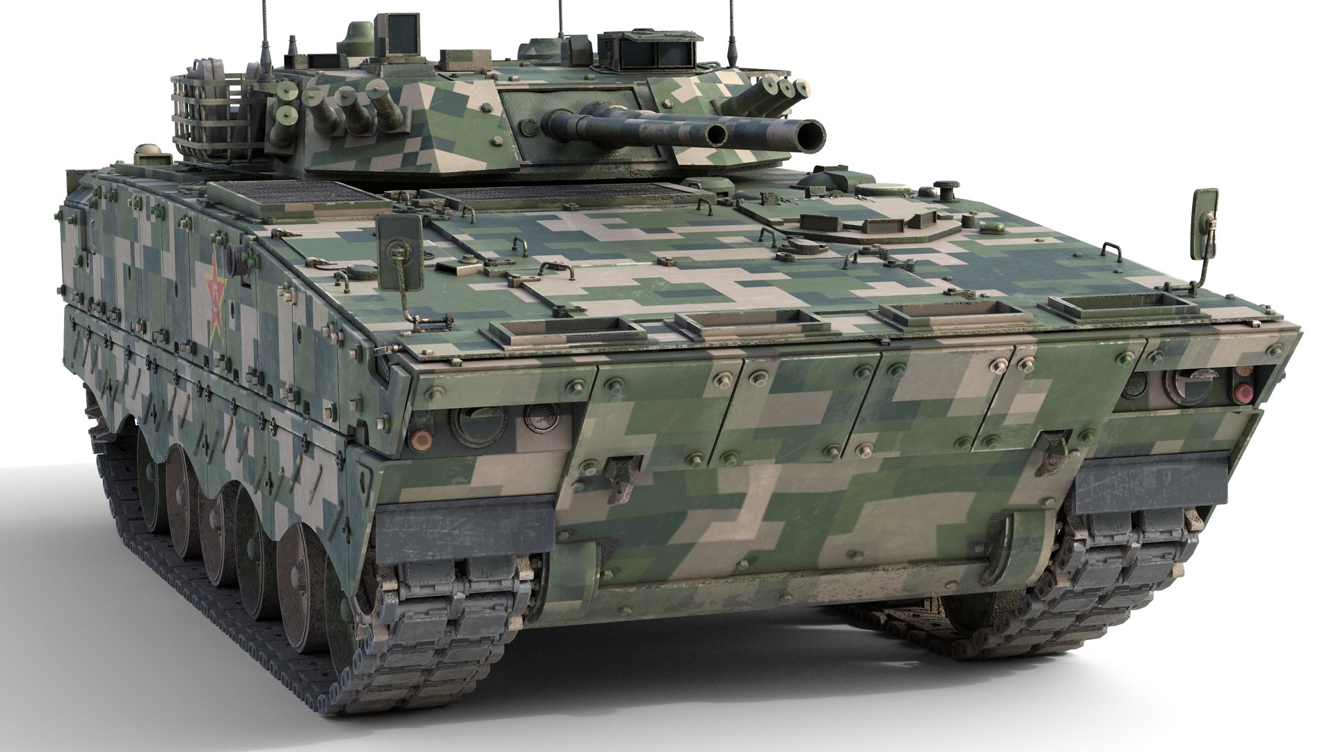 3D ZBD 04 Infantry Fighting Vehicle Chinese Model - TurboSquid 2262898