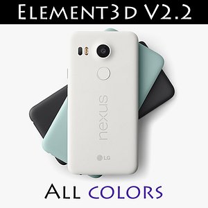 Nexus 5X Element3D V2.2