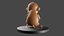 Monkey Statue Model