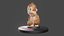Monkey Statue Model