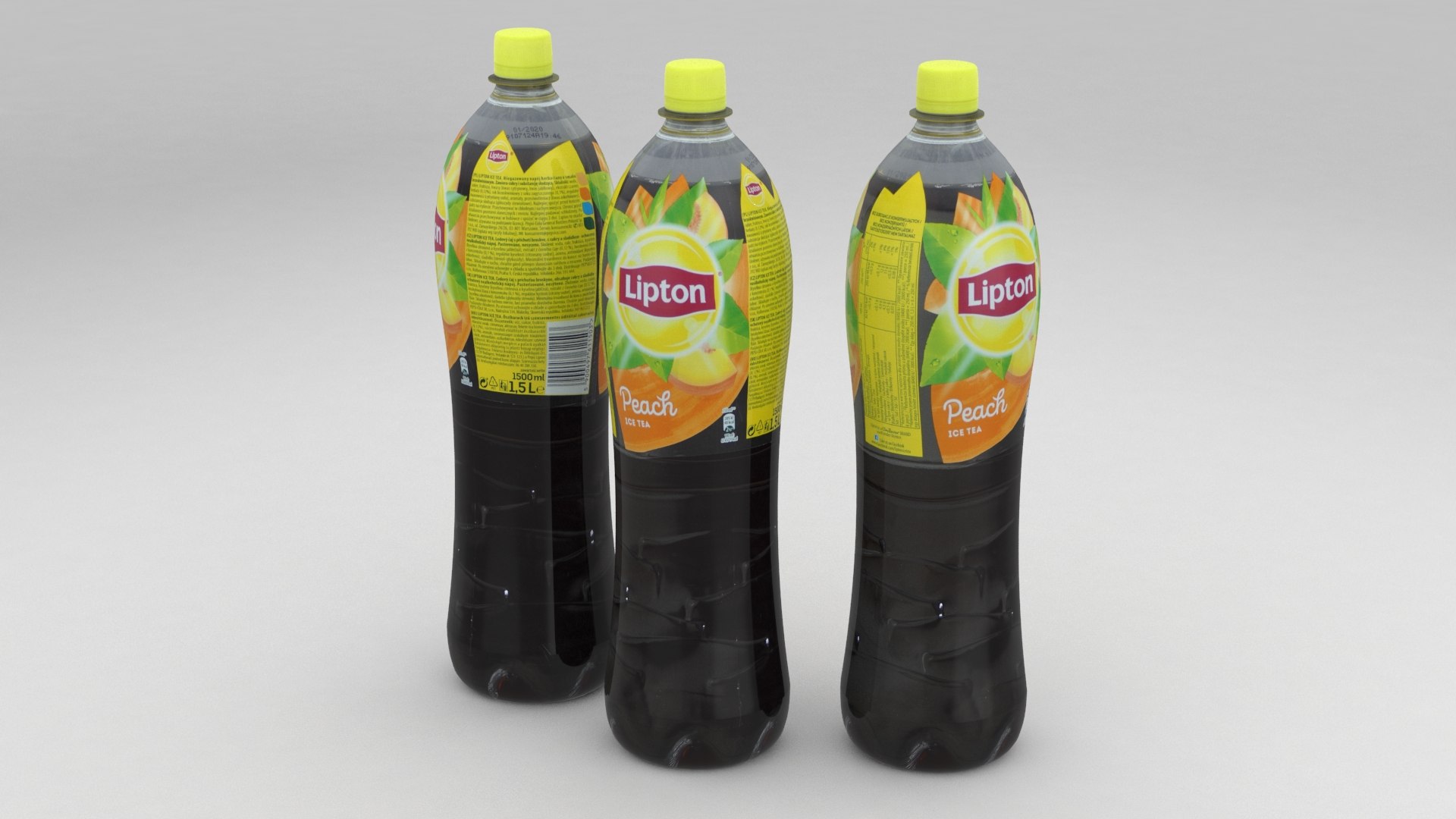Ice Tea Bottle 3D Model - TurboSquid 1412237
