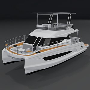 3D Aventura 38 Fly 3D Catamaran powercat