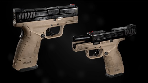 modelo 3d Springfield XD Mod.2 Low-poly Texturizado - TurboSquid 1615309
