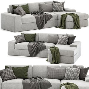OG couch potato sofa with chaise