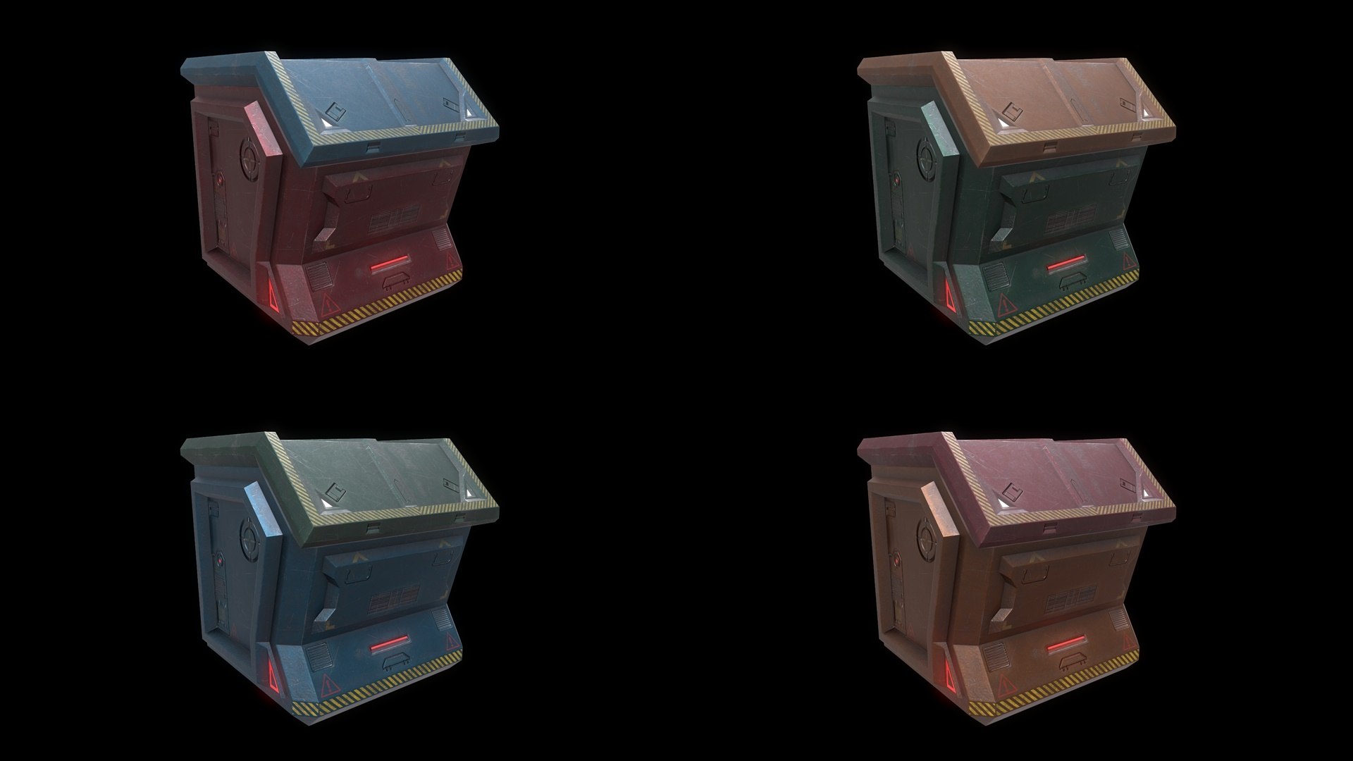 3D Crate Container Box Openable - TurboSquid 1554512