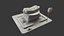 Restaurante de hotdog cafe modelo licuadora 3D