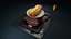 Restaurante de hotdog cafe modelo licuadora 3D