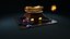 Restaurante de hotdog cafe modelo licuadora 3D