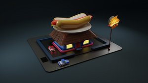 Hotdog cafe resturant blender