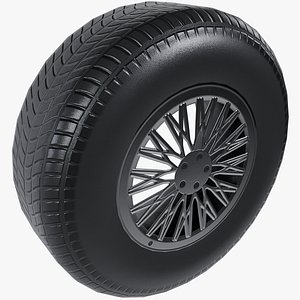 3D Rim And Tire V15
