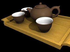 asian tea set blend free