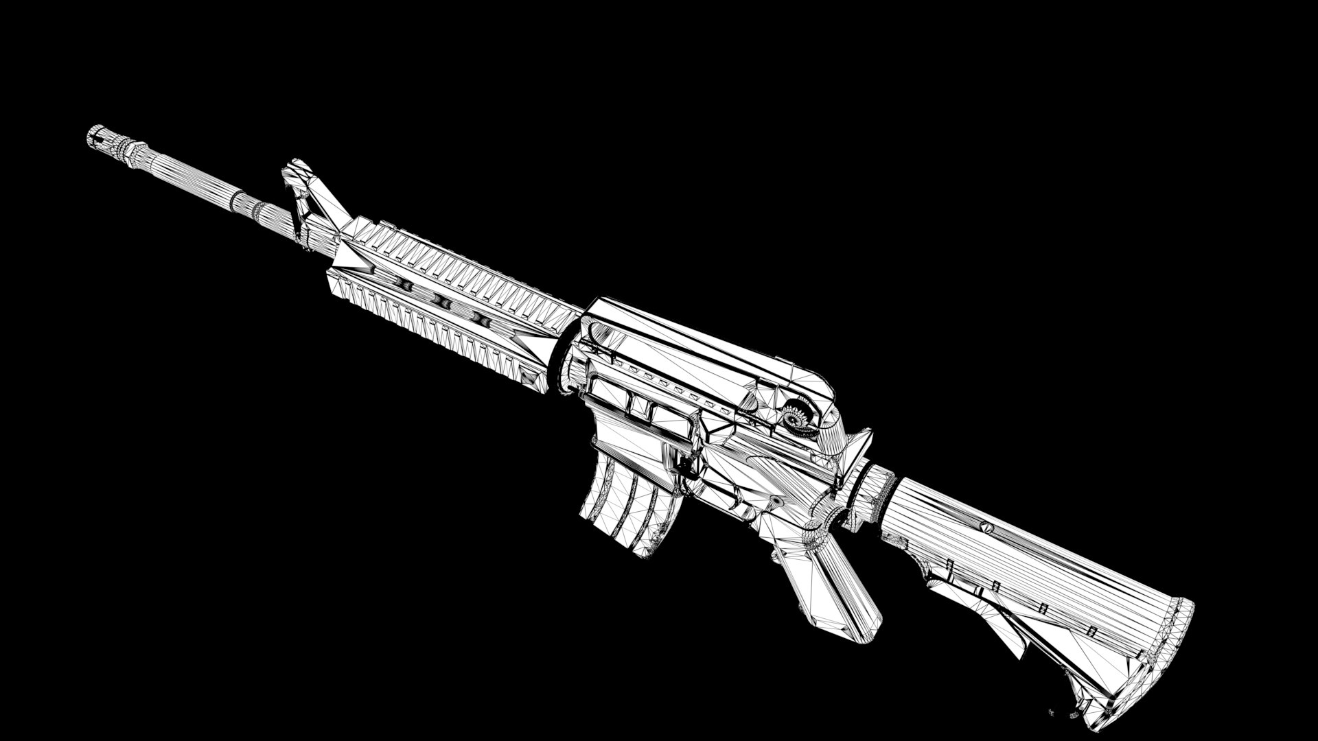 Carbine M4 3D Model - TurboSquid 2426418