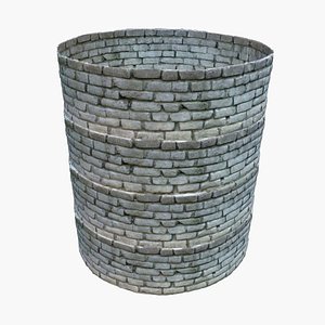 3d model tower - base