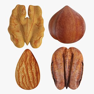 3D Peeled nut collection
