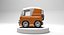 BEACH VAN TOY MODEL