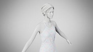 Dress 22 Dreamy Aqua Wave