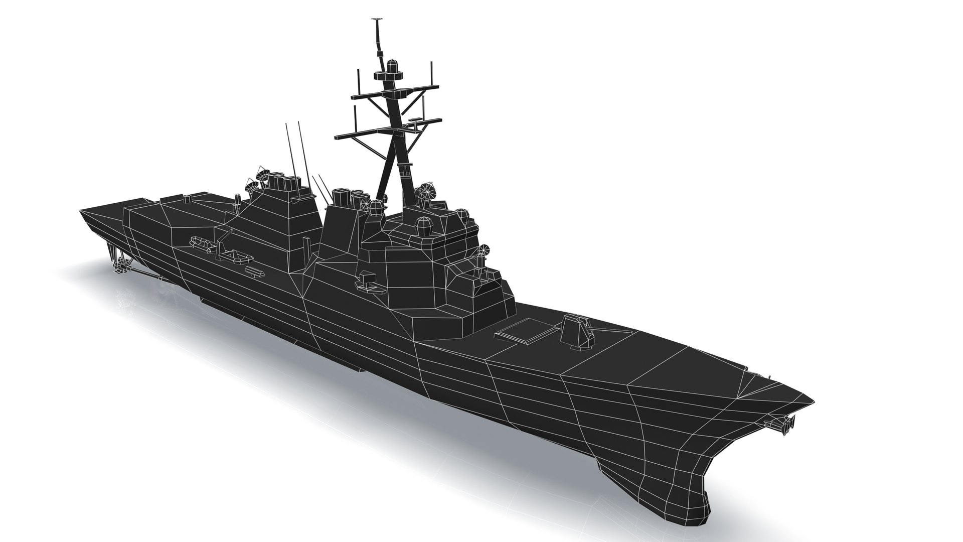 Flight Iia Arleigh Burke 3d Model
