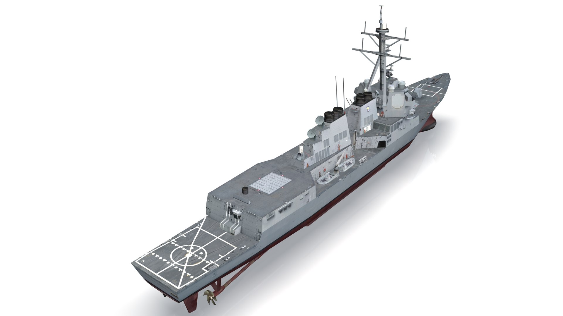 Flight Iia Arleigh Burke 3d Model