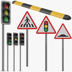 Street Crossing Elements Collection
