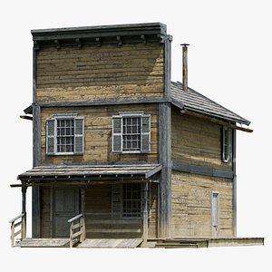 Old Western Wooden Shop