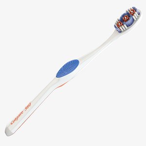 colgate toothbrush 3d model