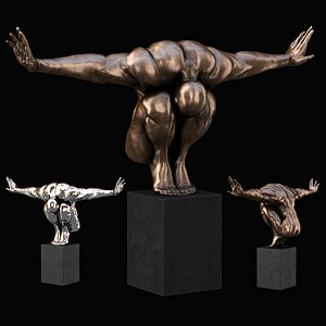 Decorative sculpture Athlete