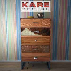3d model kare cabinet-rodeo