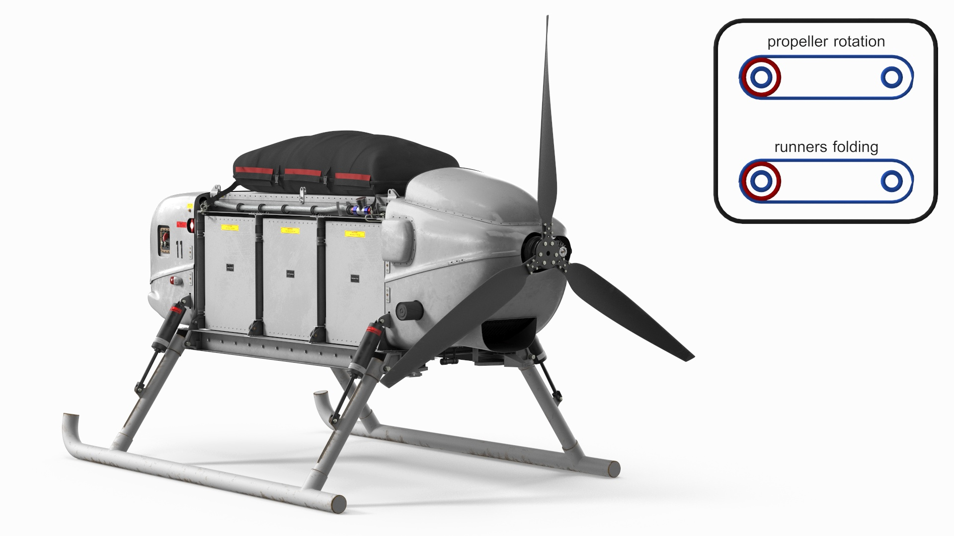Snowgoose UAV MMIST CQ-10 Rigged 3D Model - TurboSquid 2449331