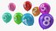 Ballons à air numérotés