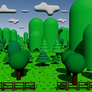 3D Cartoon Land Kawaii