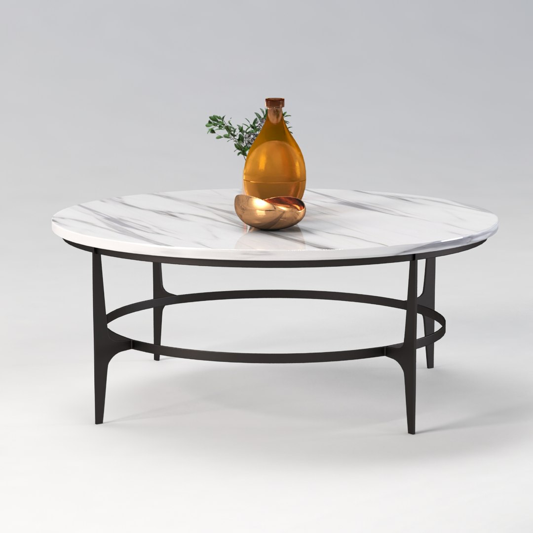 Free 3D Model Avondale Round Metal Cocktail Table TurboSquid 1950790