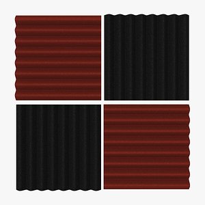 Acoustic foam section Micropor pyramidal