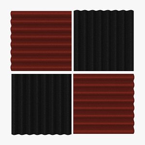Acoustic foam section Micropor pyramidal