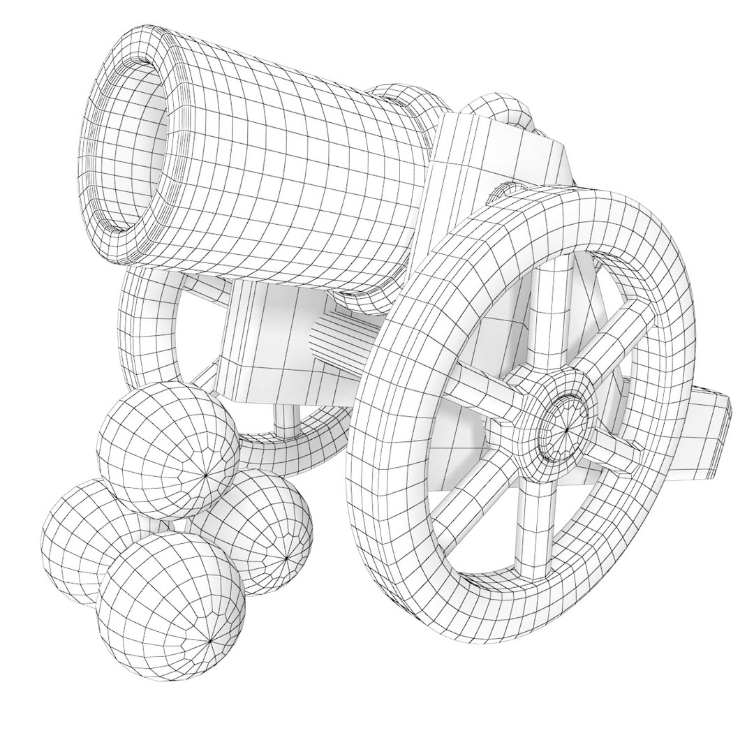 free toy gun 3d model