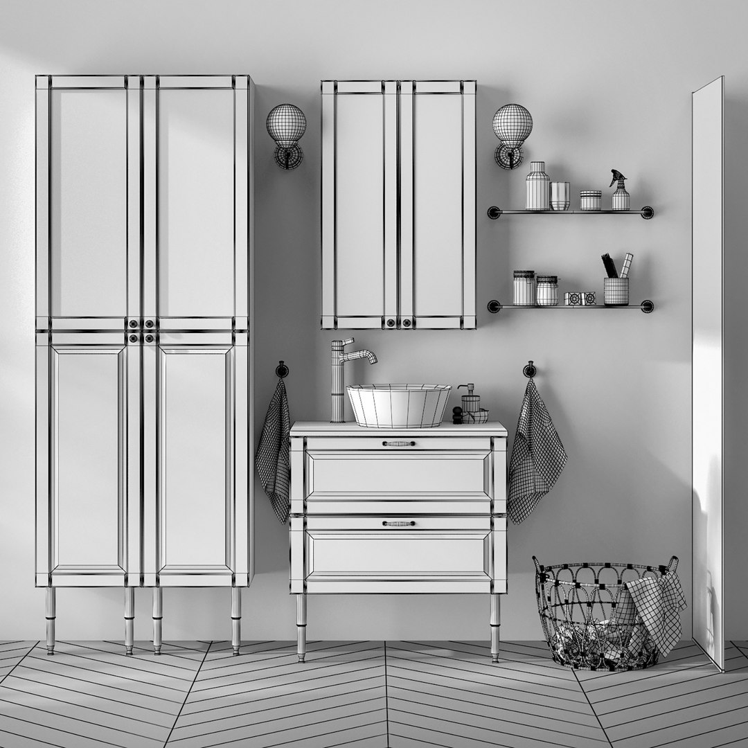Ikea Bathroom Bath Model - TurboSquid 1685463