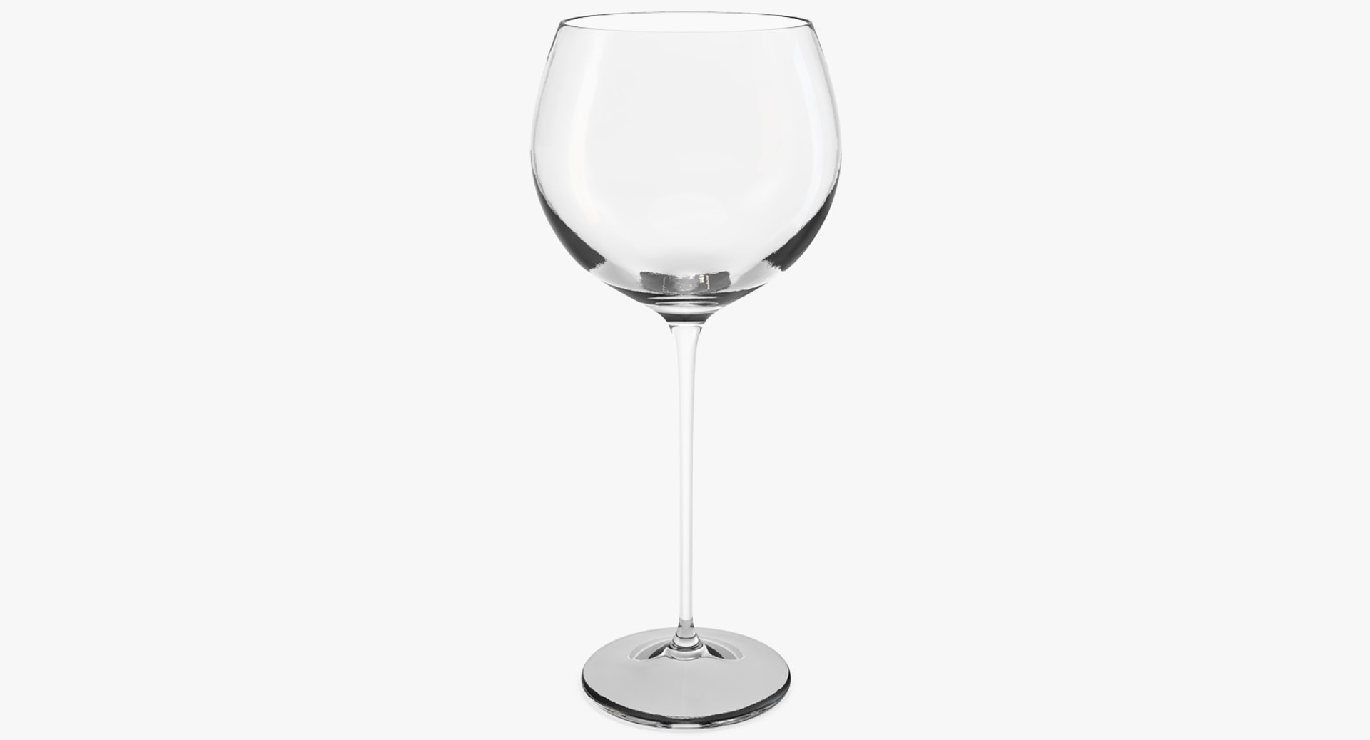 Balloon Wine Glass 3D model preview