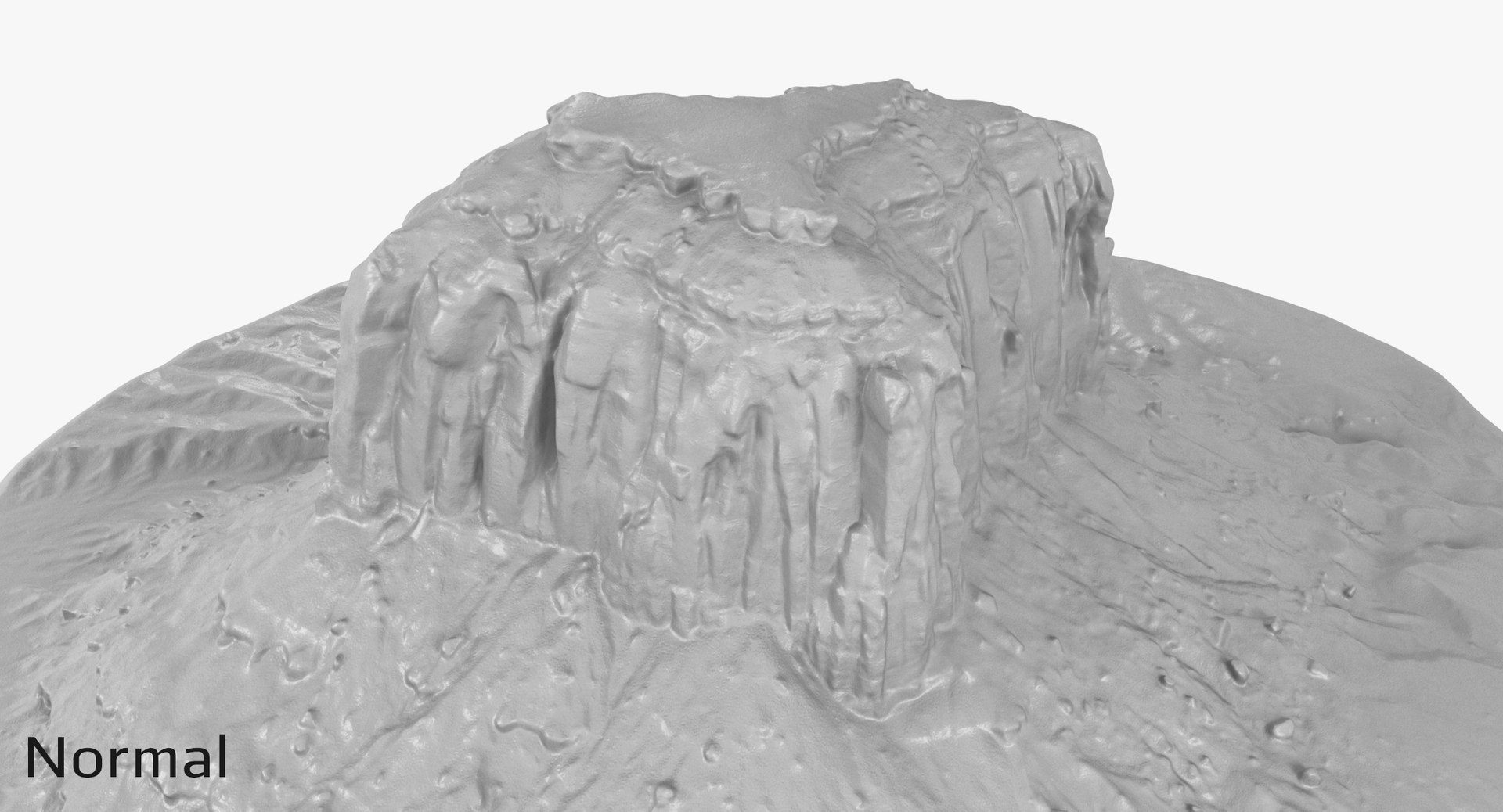 Butte Sandstone 4 3D - TurboSquid 2326620
