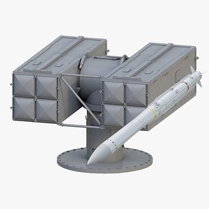 MK 29  RIM 162 ESSM 3D