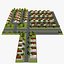 Environnement de quartier de banlieue