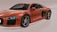 Audi R8 V10 modello super 3d con modello 3D truccato
