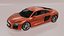 Audi R8 V10 modello super 3d con modello 3D truccato