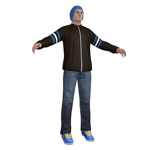 3ds max casual man