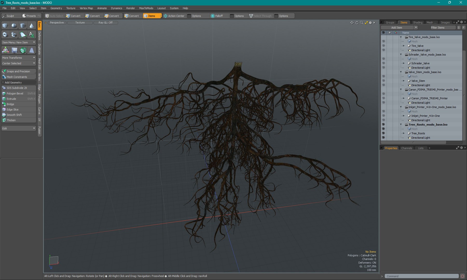 Tree Roots 3D - TurboSquid 2315121