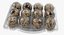 Quail Eggs Plastic Box 3D Model