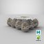Quail Eggs Plastic Box 3D Model