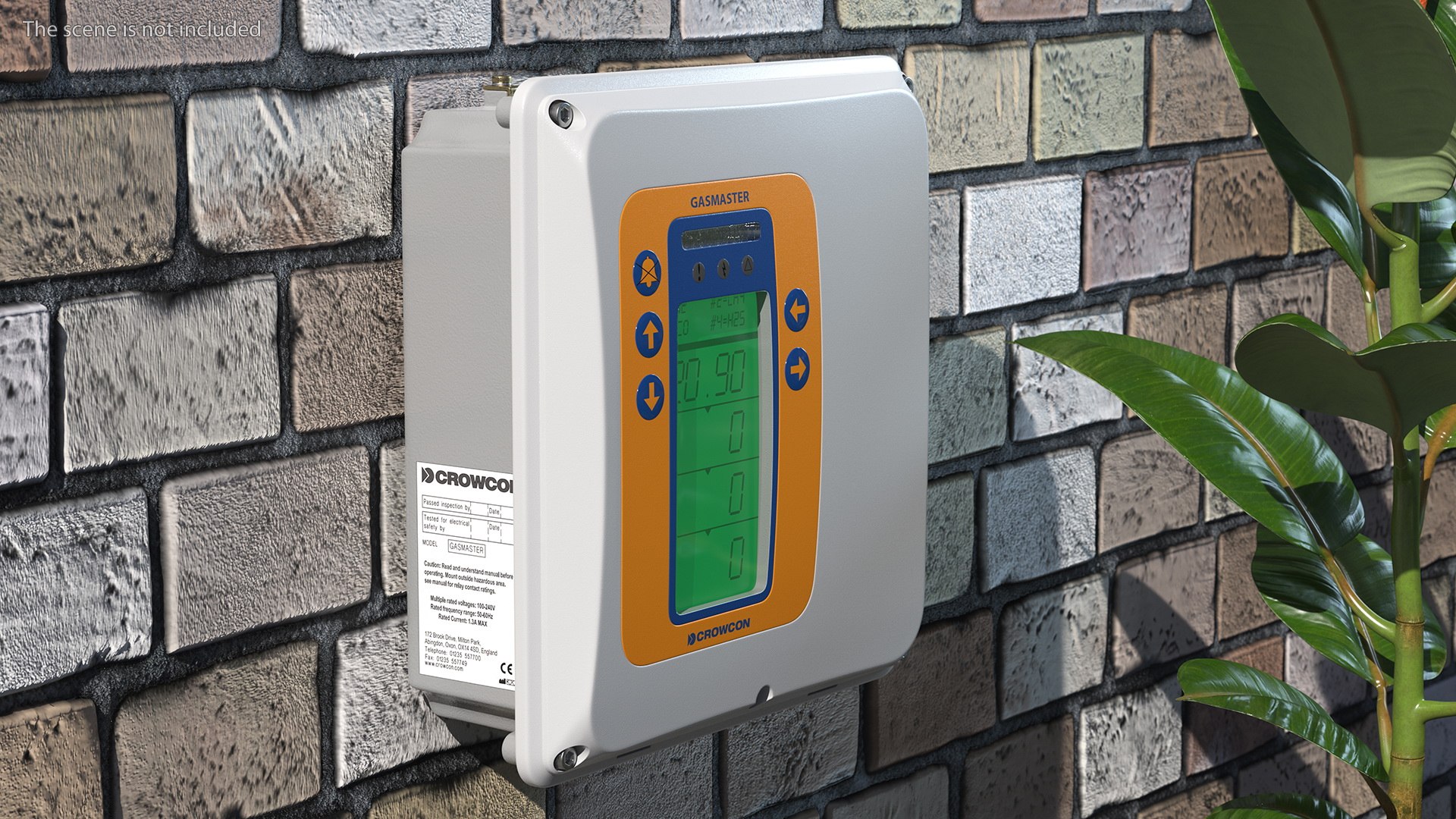 Crowcon Gasmaster Gas Detection Control Panel 3D Model - TurboSquid 1945444